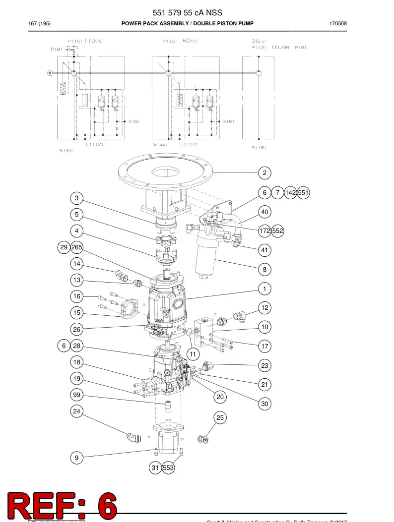 55168895b 551 688 95b Bracket - Sandvik Technical Drawing