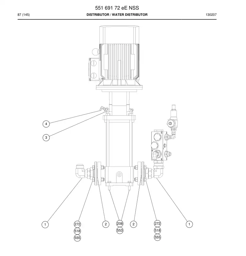 55169172e 551 691 72e Distributor - Sandvik Technical Drawing