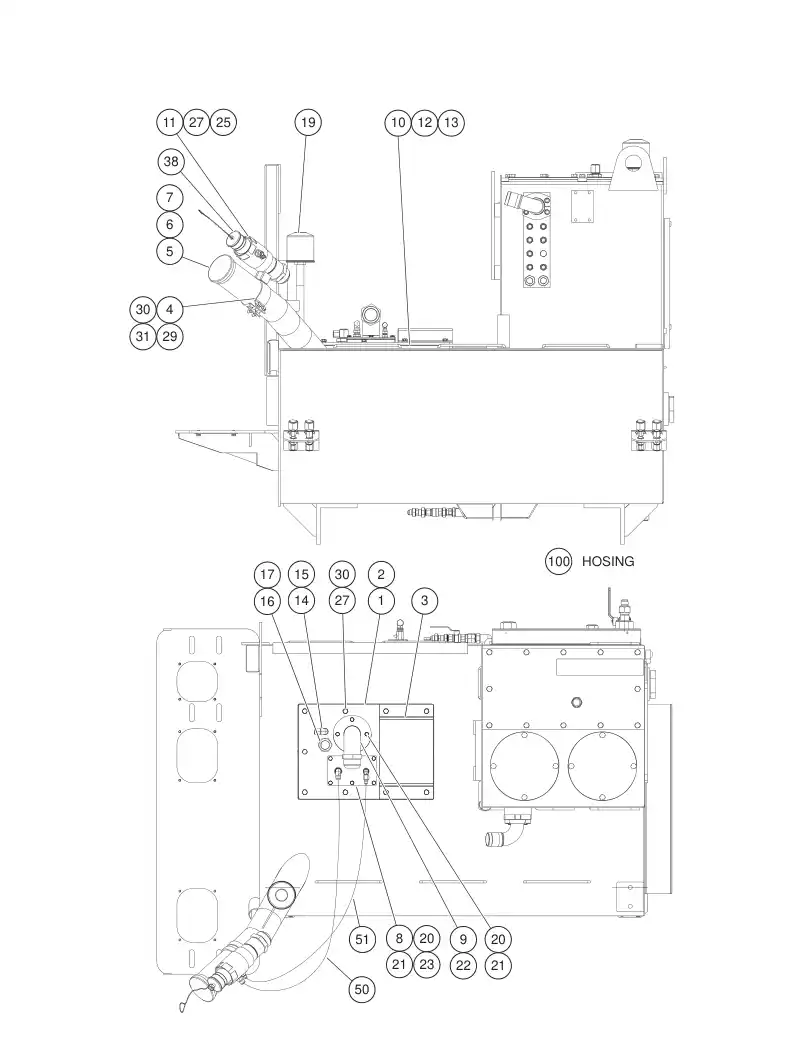 55169231 551 692 31 FILLING DEVICE) - Sandvik Technical Drawing