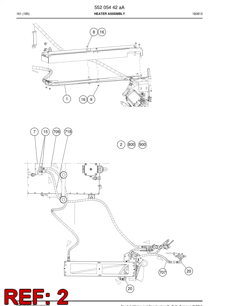 55169247 551 692 47 Insulation - Sandvik Technical Drawing