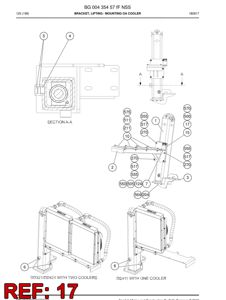 55169416a 551 694 16a Beacon - Sandvik Technical Drawing