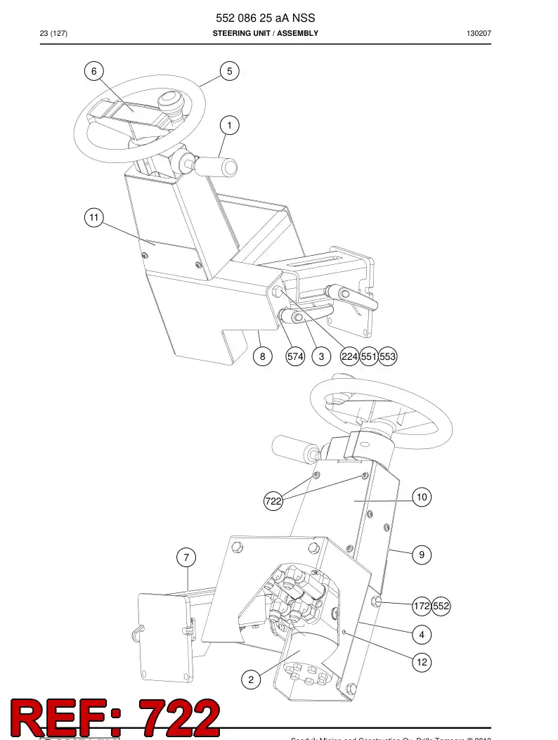 551 705 89b SCREW - drawing