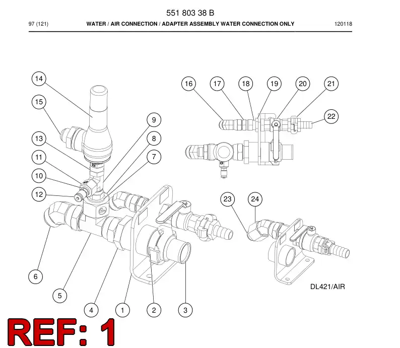 55170767 551 707 67 Bracket, Mounting - Sandvik Technical Drawing