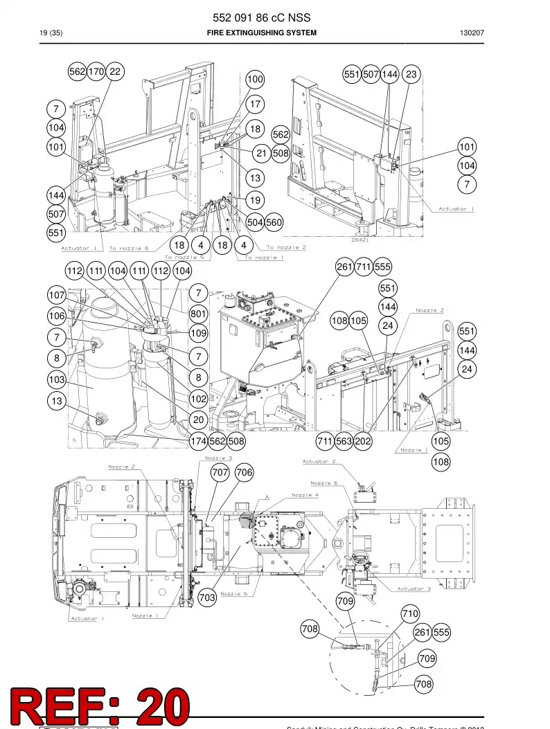 55170888b 551 708 88b Bracket - Sandvik Technical Drawing