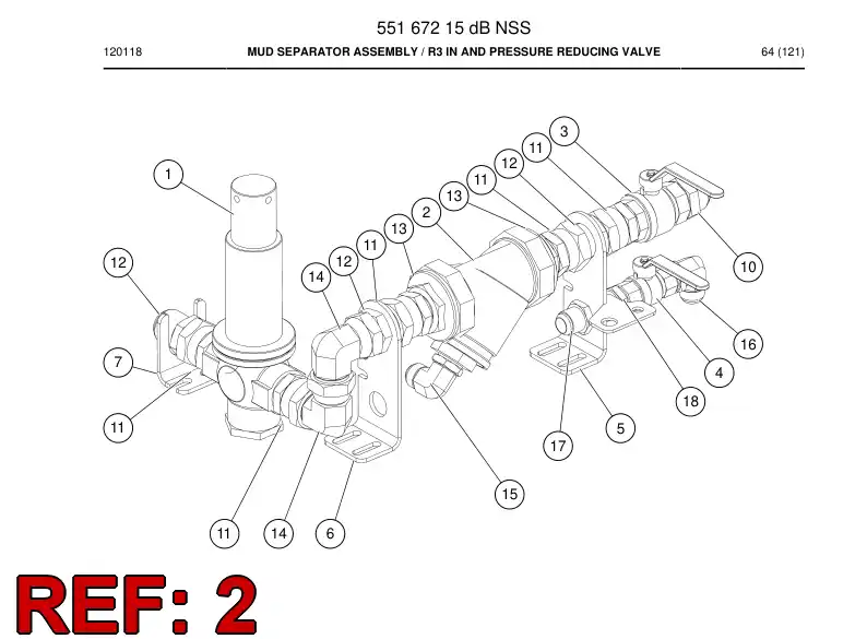 55170953 551 709 53 Reducer - Sandvik Technical Drawing