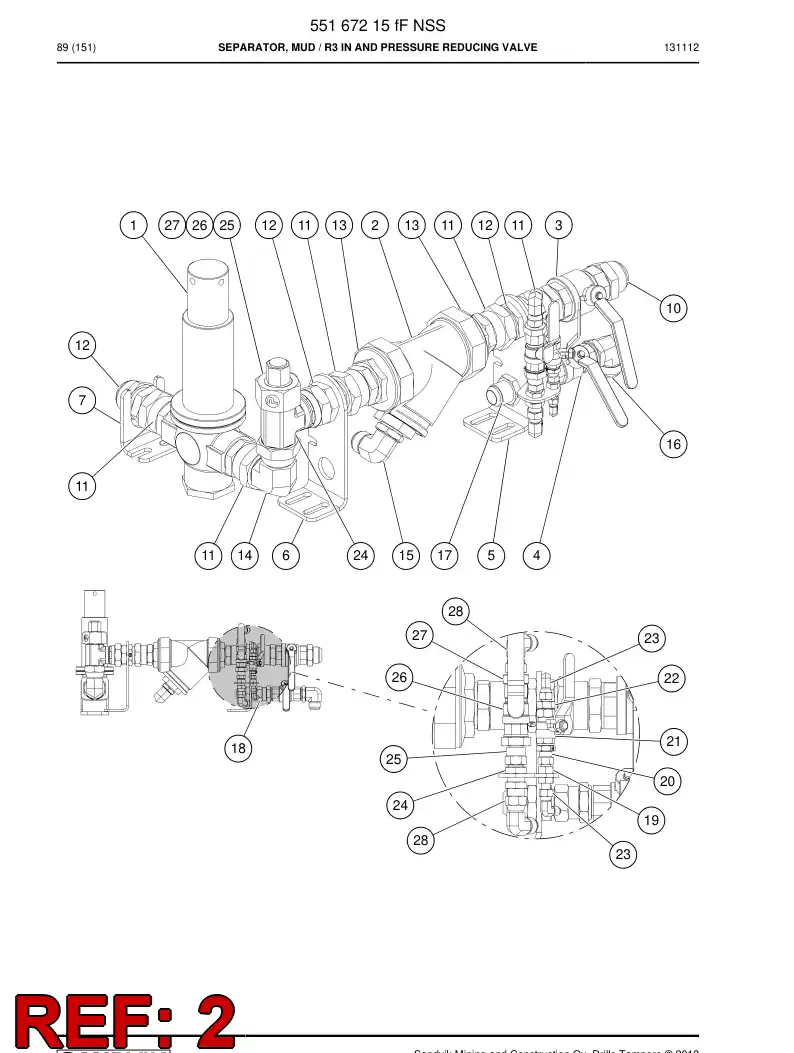 55170954b 551 709 54b Seal, O-Ring - Sandvik Technical Drawing