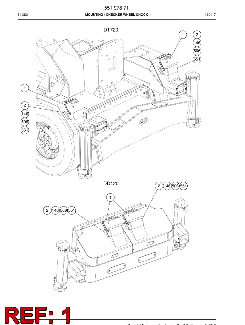551 709 60a Support - drawing
