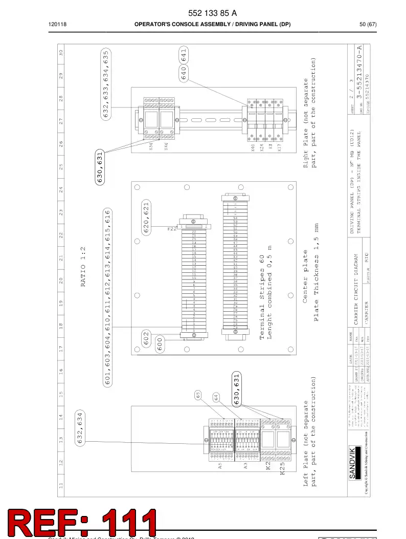 551 710 84 CABLE, CONECTOR MACHO PRECABLEADO - drawing