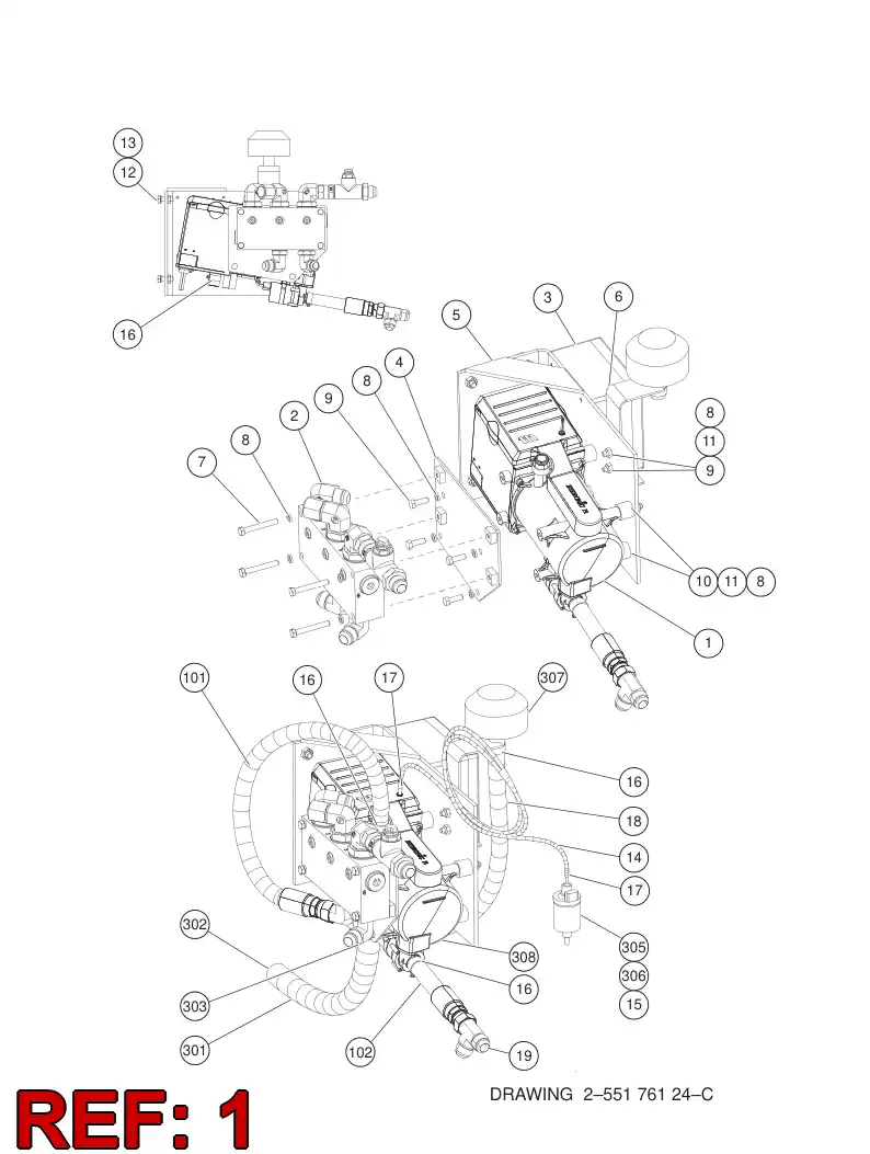 55171296 551 712 96 WATER HEATER ASSEMBLY - Sandvik Technical Drawing