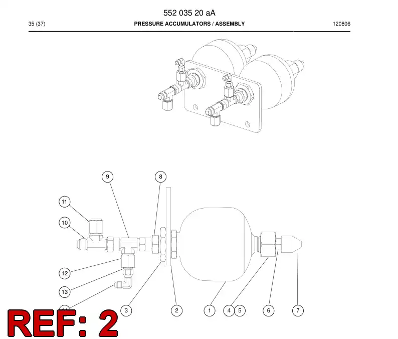 55171352 551 713 52 Plate - Sandvik Technical Drawing