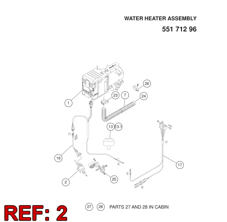 55171359 551 713 59 Pump, Fuel - Sandvik Technical Drawing