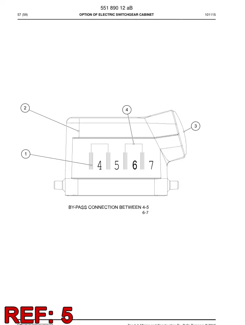 55171468 551 714 68 Contact, Male - Sandvik Technical Drawing