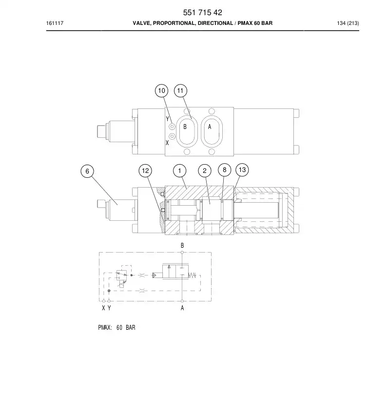 55171802 551 718 02 Seal - Sandvik Technical Drawing