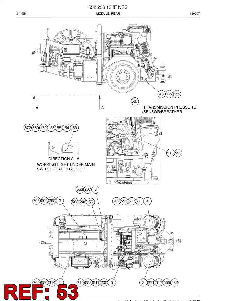 55172720d 551 727 20d SOPORTE, BOMBILLA - Sandvik Technical Drawing