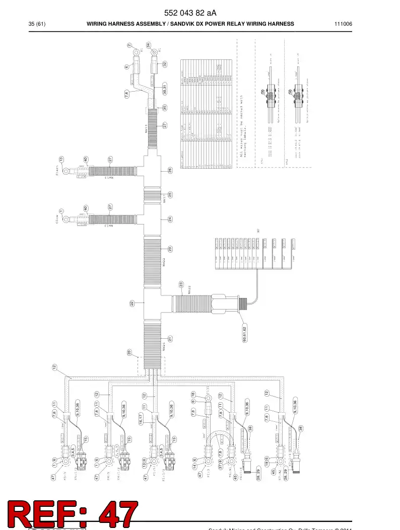 55173270 551 732 70 Guard - Sandvik Technical Drawing