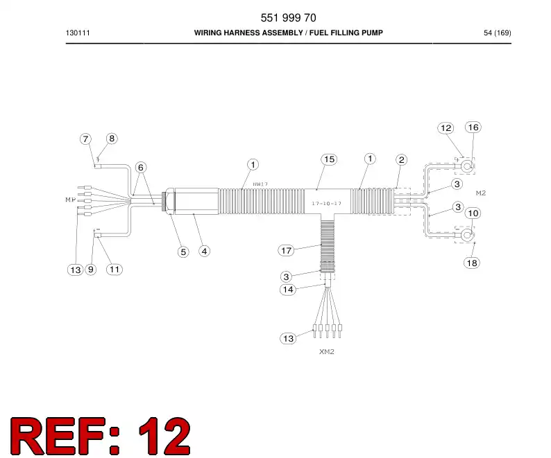 55173271 551 732 71 Guard - Sandvik Technical Drawing