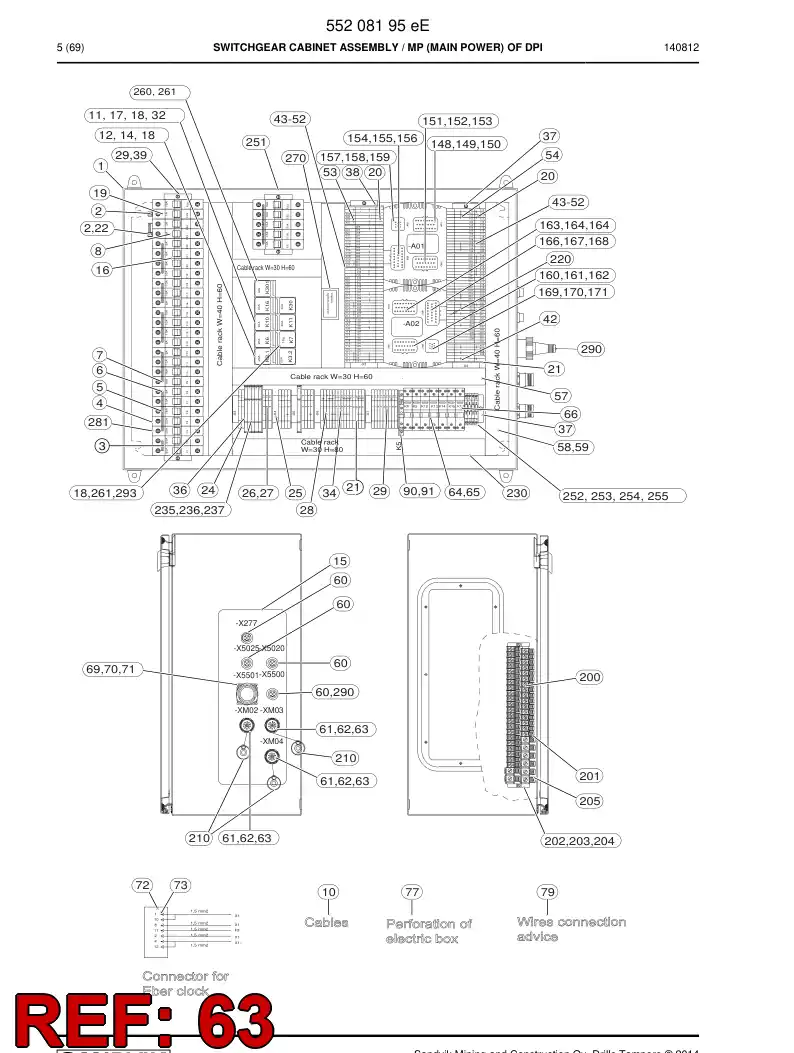 55173275 551 732 75 Contact, Female - Sandvik Technical Drawing