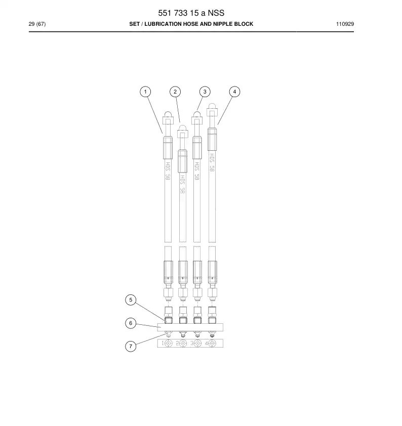 55173315a 551 733 15a SET - Sandvik Technical Drawing