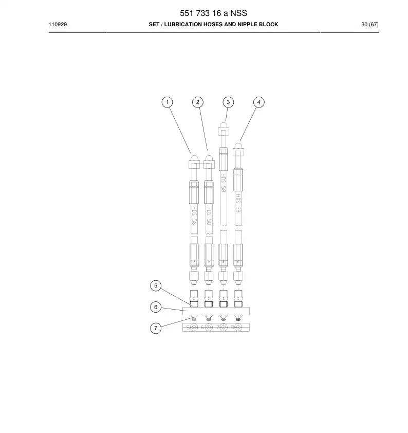 55173316a 551 733 16a SET - Sandvik Technical Drawing