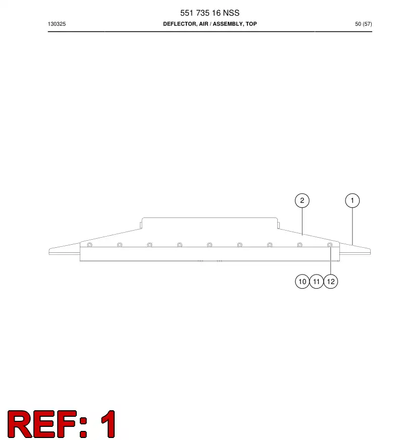 55173517a 551 735 17a Plate - Sandvik Technical Drawing