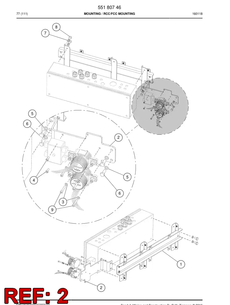55173553c 551 735 53c Plate - Sandvik Technical Drawing