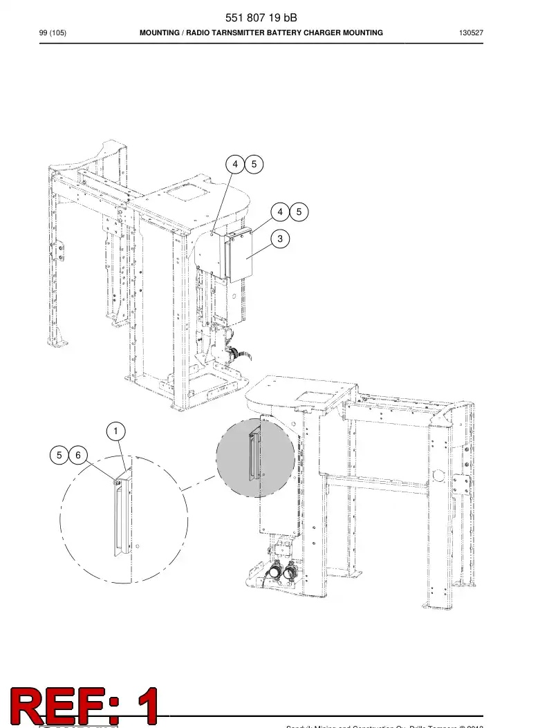 55173556c 551 735 56c Plate - Sandvik Technical Drawing