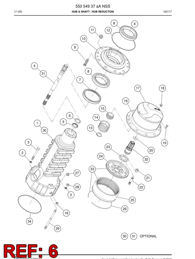 551 744 13 Ring - drawing