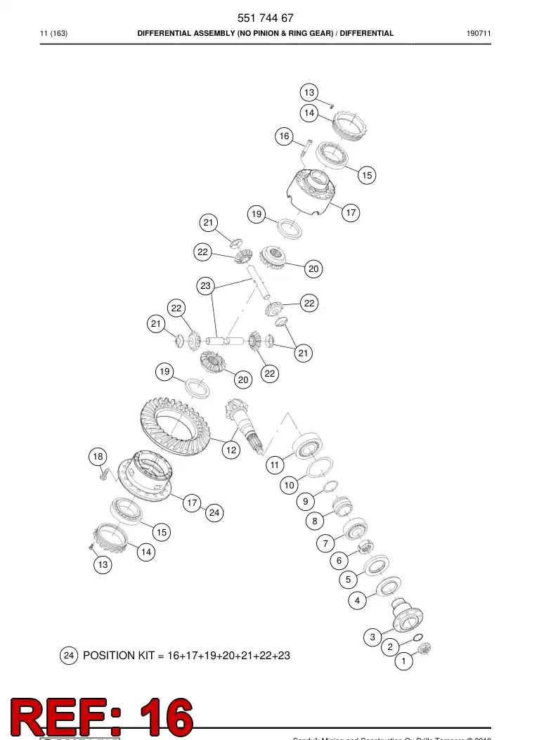 55174492 551 744 92 Bolt - Sandvik Technical Drawing