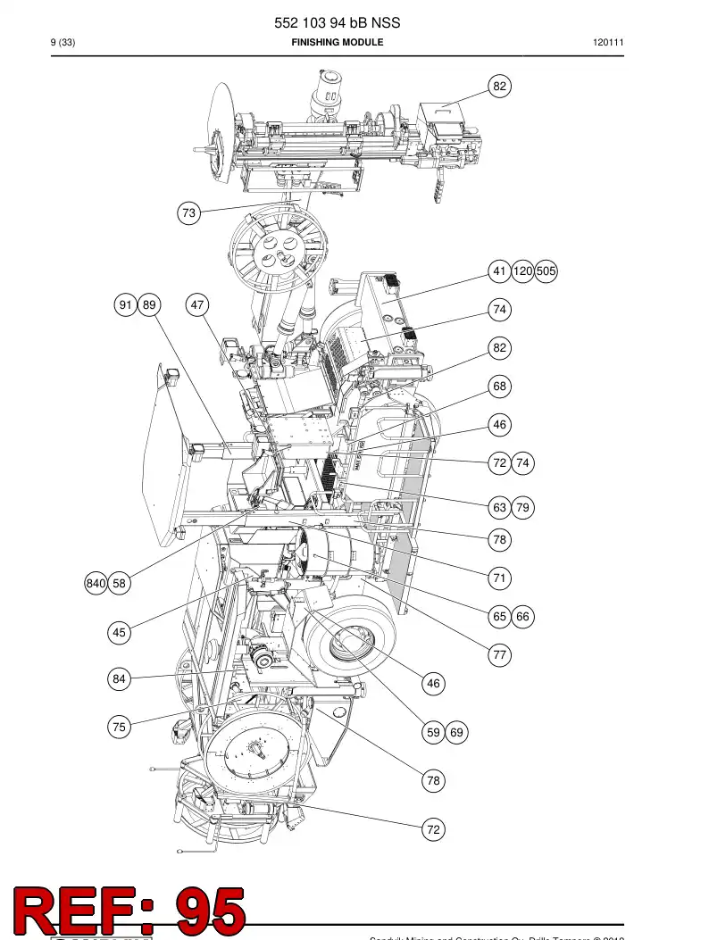 55174618 551 746 18 Sign - Sandvik Technical Drawing