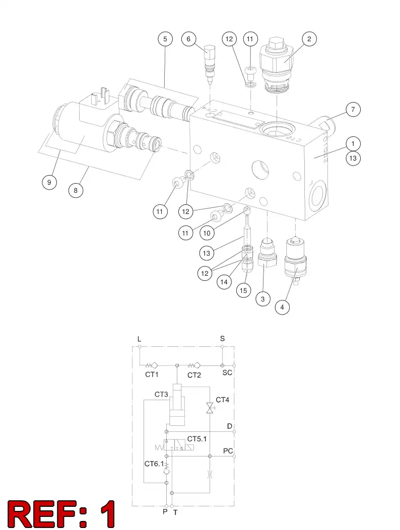 55174671 551 746 71 Frame - Sandvik Technical Drawing