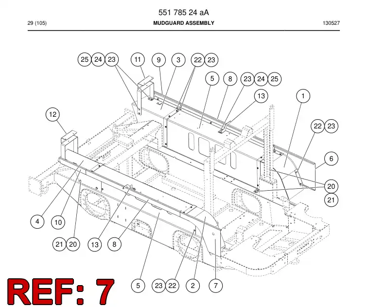 55175275a 551 752 75a Plate, Cover - Sandvik Technical Drawing