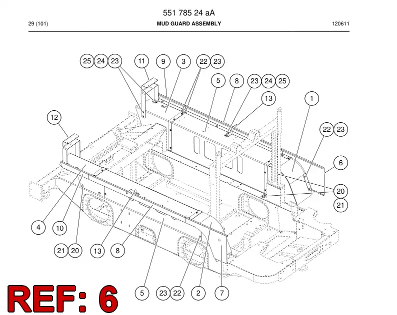 55175276 551 752 76 Cover plate - Sandvik Technical Drawing