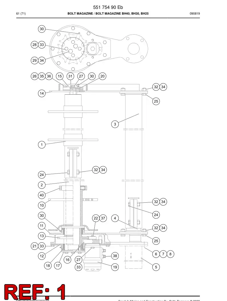55175343a 551 753 43a Pipe - Sandvik Technical Drawing
