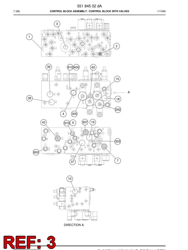 55175549b 551 755 49b Cartridge - Sandvik Technical Drawing