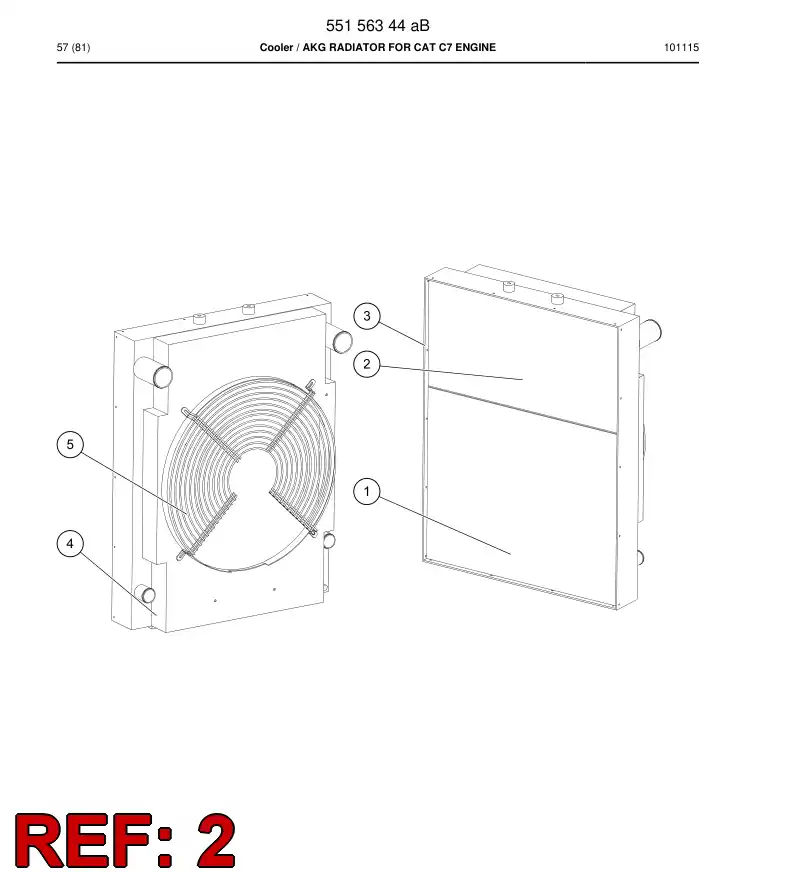 55175627 551 756 27 Cell - Sandvik Technical Drawing