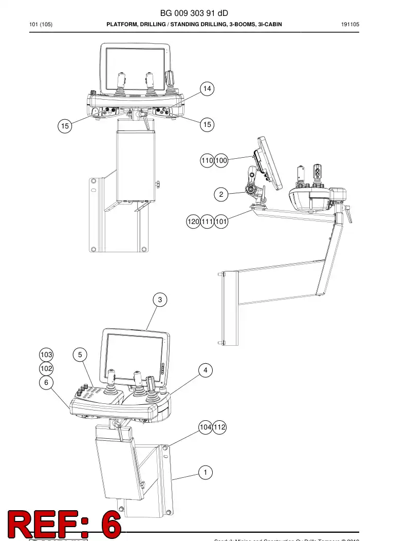 55176320 551 763 20 Support - Sandvik Technical Drawing