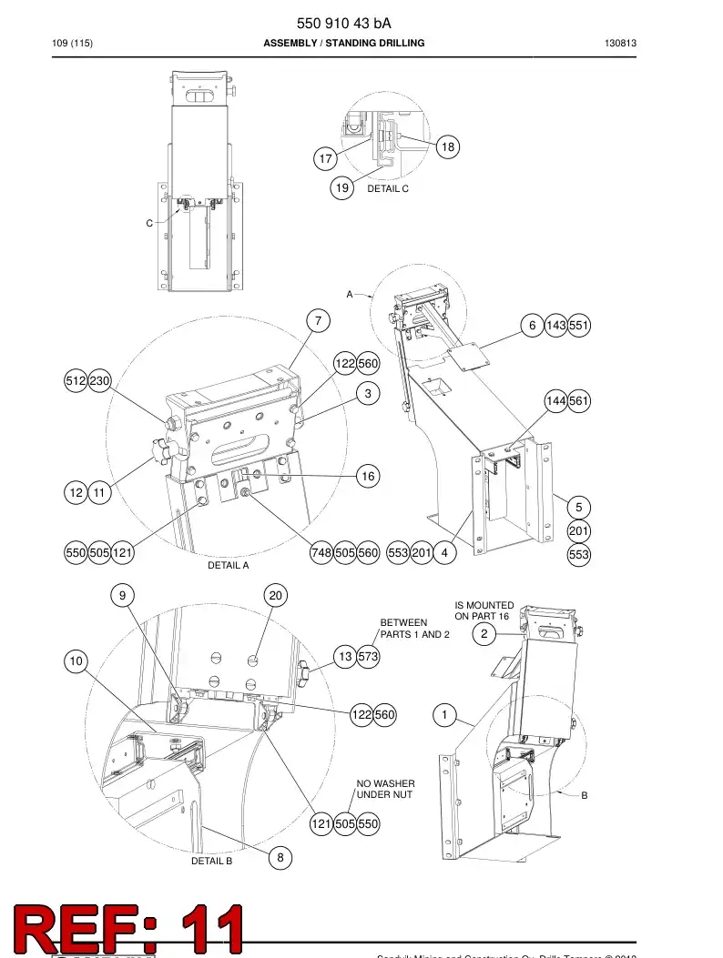 55176505 551 765 05 Star grips - Sandvik Technical Drawing