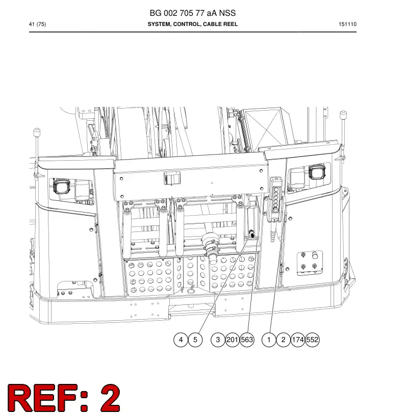 55176577 551 765 77 Guard - Sandvik Technical Drawing