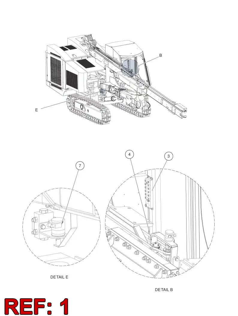 55176850 551 768 50 Operator terminal Assembly mounting - Sandvik Technical Drawing