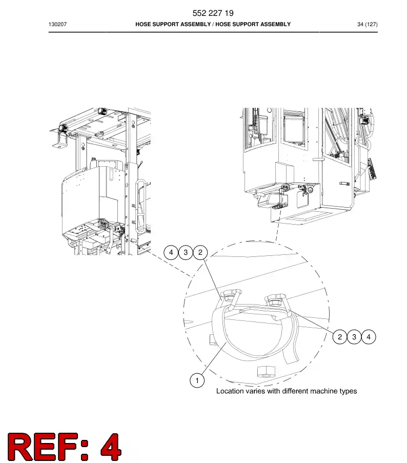 55176924 551 769 24 WASHER - Sandvik Technical Drawing