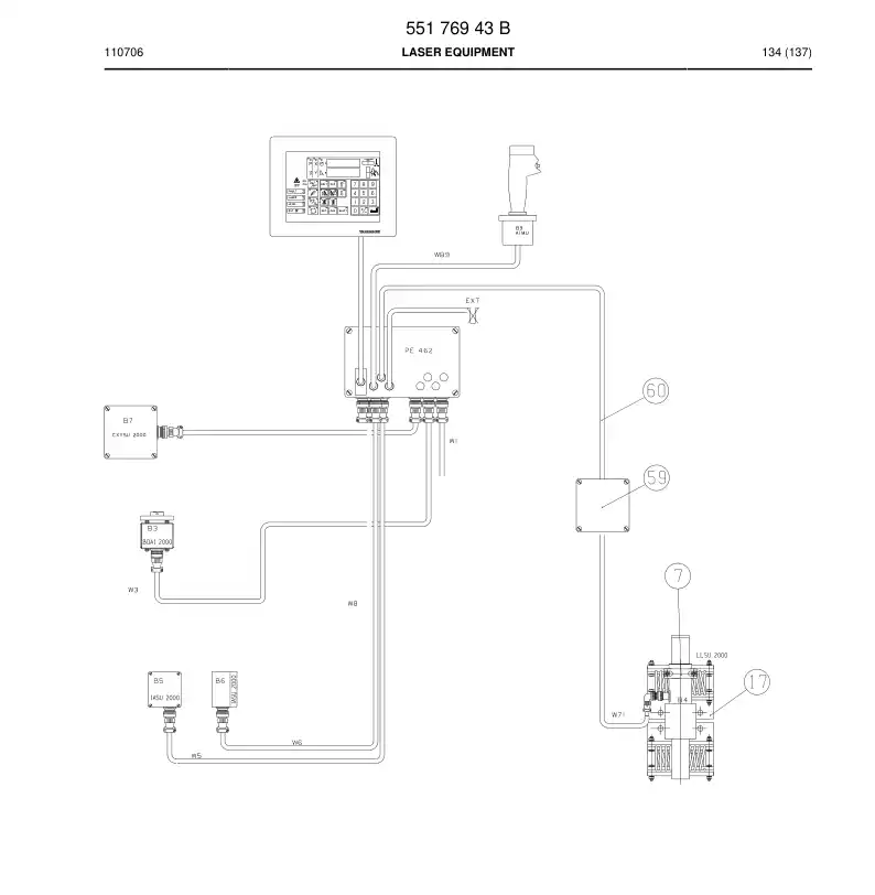 55176943c 551 769 43c Laser Equipment - Sandvik Technical Drawing