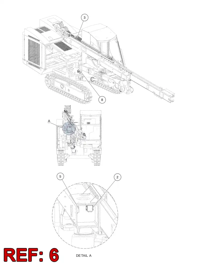 55177104 551 771 04 AIMING UNIT ASSEMBLY - Sandvik Technical Drawing