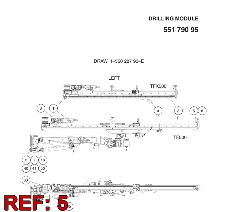 55178343 551 783 43 RETAINING CENTRALIZER (PITO) - Sandvik Technical Drawing