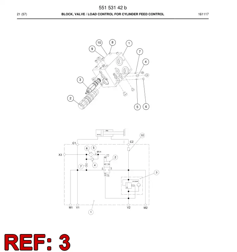 55178353 551 783 53 Seal kit - Sandvik Technical Drawing