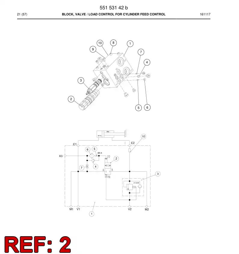 55178354 551 783 54 Seal kit - Sandvik Technical Drawing