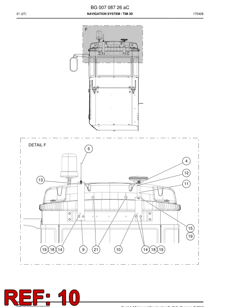 55178770a 551 787 70a Plate - Sandvik Technical Drawing