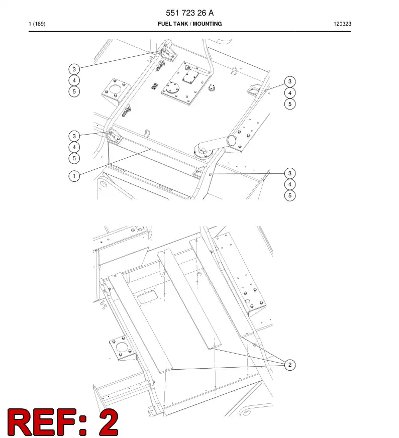 55178869 551 788 69 Rubber sheet - Sandvik Technical Drawing