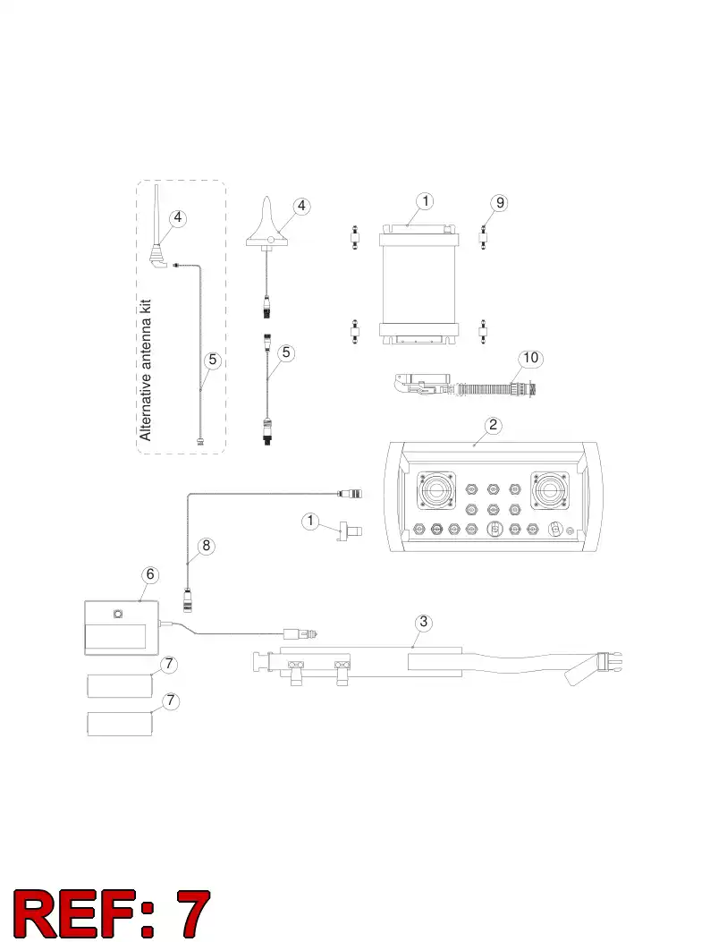 55178995 551 789 95 Battery - Sandvik Technical Drawing