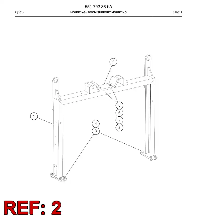 55179287 551 792 87 Rubber sheet - Sandvik Technical Drawing