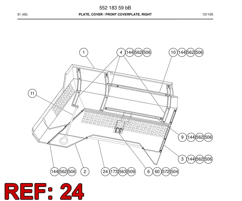 55179456 551 794 56 MANIVELA - Sandvik Technical Drawing